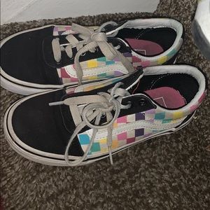 Multi color vans ( WILL SHIP NEXT DAY)
